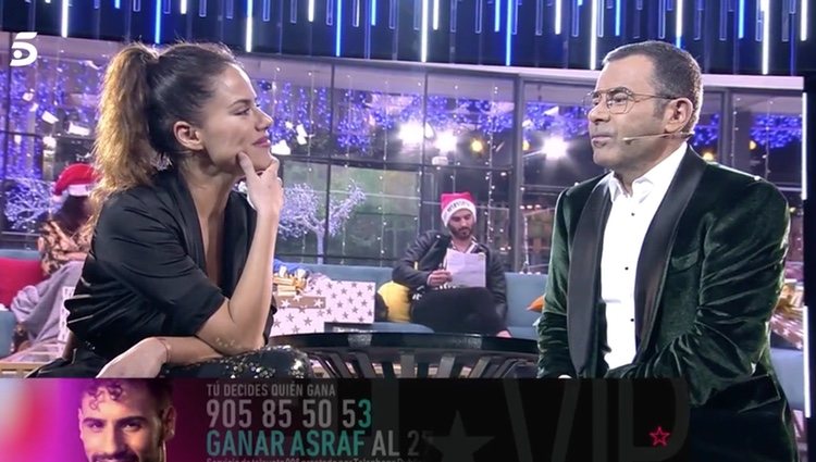 Mónica Hoyos </p><p>y Jorge Javier Vázquez en la entrevista / Foto: telecinco.es