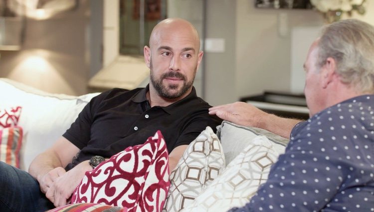 Pepe Reina y Bertín Osborne en 'Mi casa es tuya'