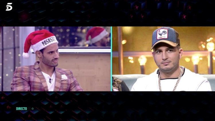 Asraf en el momento en el que le pidió a Omar ser su jefe de campaña en 'GHVIP6'