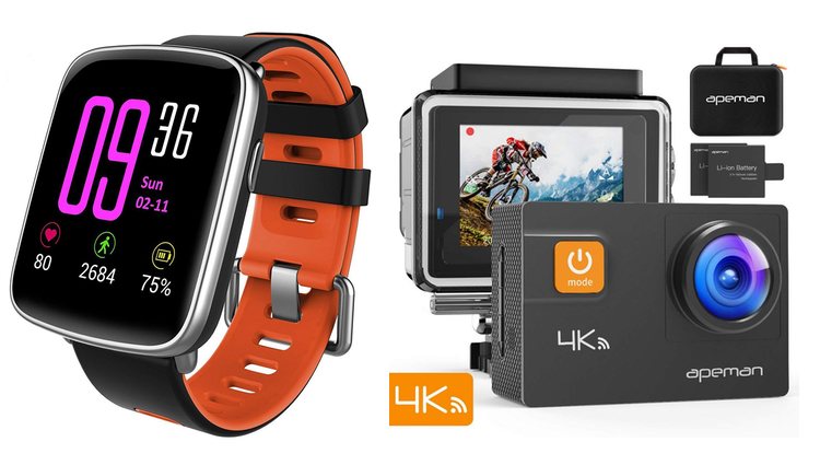 Smartwatch y Cámara deportiva