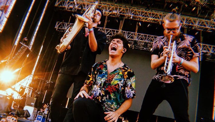 Foto subida por Alfred a Instagram de su concierto en el Arenal Sound