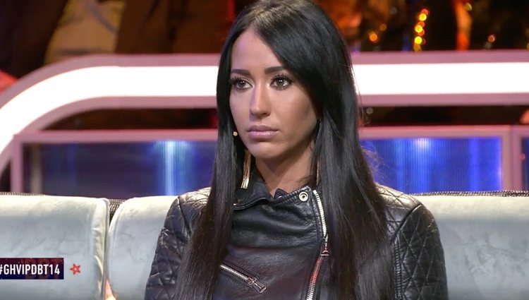 Aurah Ruiz durante la discusión / Foto: telecinco.es