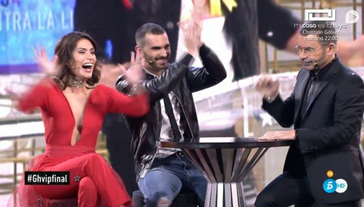 Miriam y Suso celebran los buenos datos que ha cosechado el concurso | telecinco.es