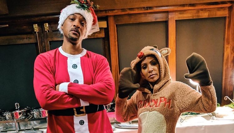 Will y Jada Smith disfrazados por Navidad | Foto: Instagram 