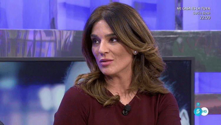 Raquel Bollo colaborando en 'Sálvame'/ Foto: telecinco.es