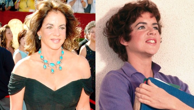 Stockard Channing en la actualidad y en su papel de Rizzo