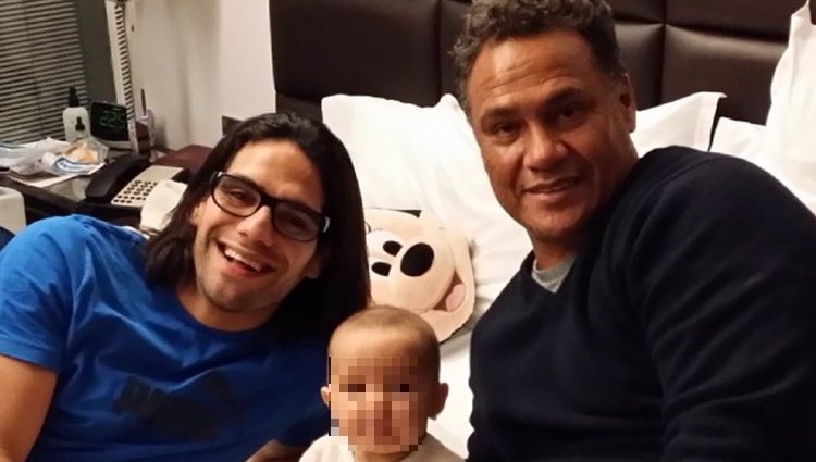 Falcao y su padre| Foto: Instagram