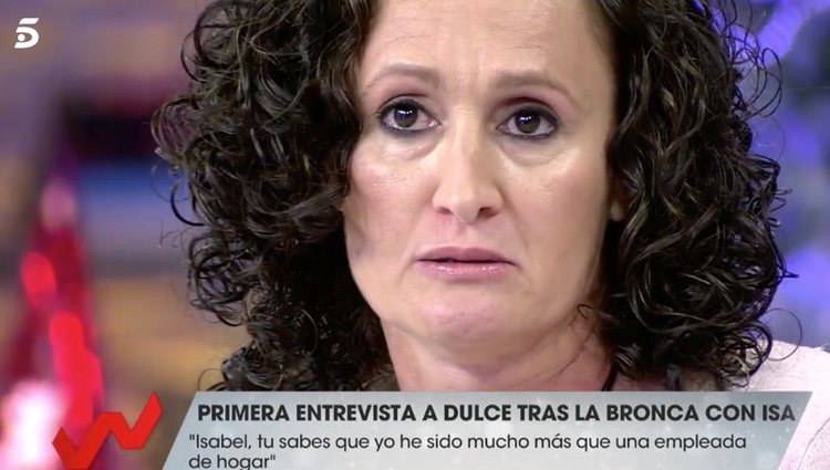 Dulce habla de Isabel Pantoja en 'Vida la vida' | Foto: Telecinco.es