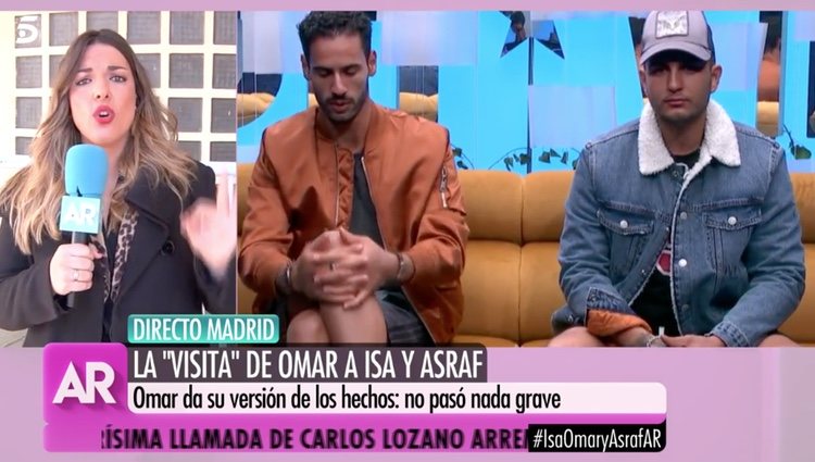 La versión de Omar Montes sobre lo sucedido | Foto: Telecinco.es