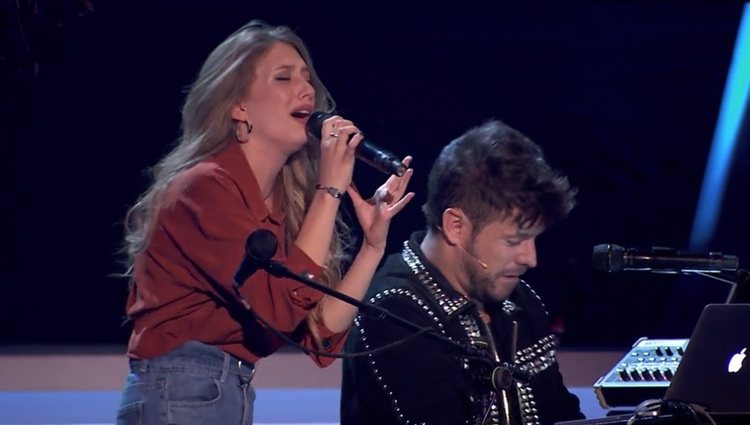 Palomy y Pablo López cantan juntos en 'La Voz' | Foto: Antena 3