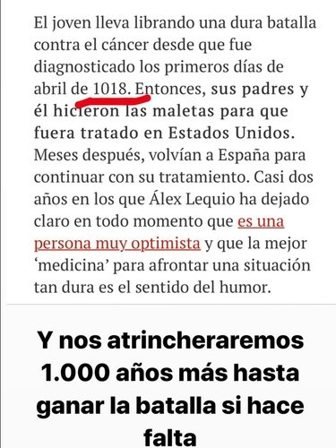 Álex Lequio tomándose sus problemas de salud con humor/ Foto: Instagram