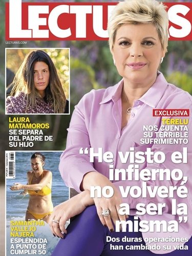 Terelu Campos en la portada de Lecturas