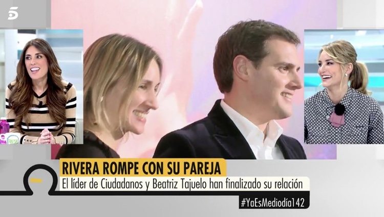 Alba Carrillo hablando de Albert Rivera en 'Ya es mediodía'/ Foto: telecinco.es