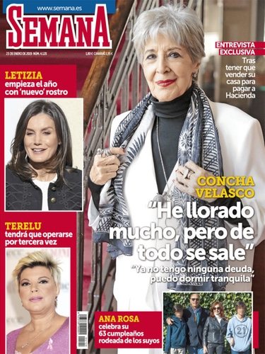 Concha Velasco en la portada de Lecturas