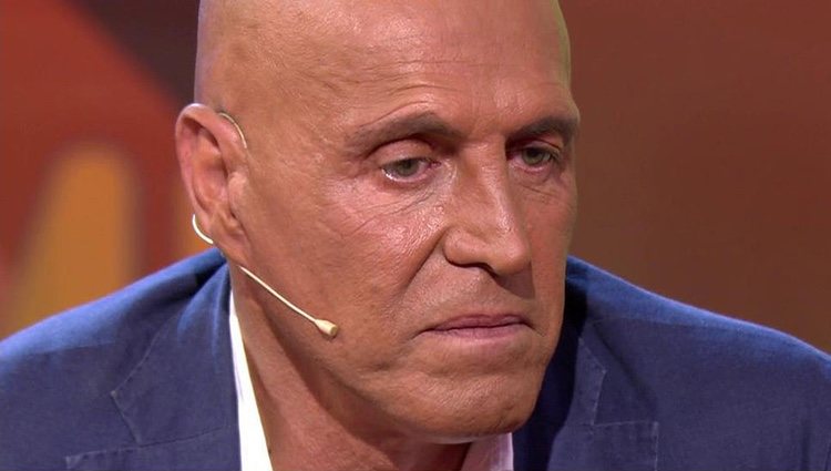 Kiko Matamoros en el plató de 'Sálvame'/ Foto: telecinco.es