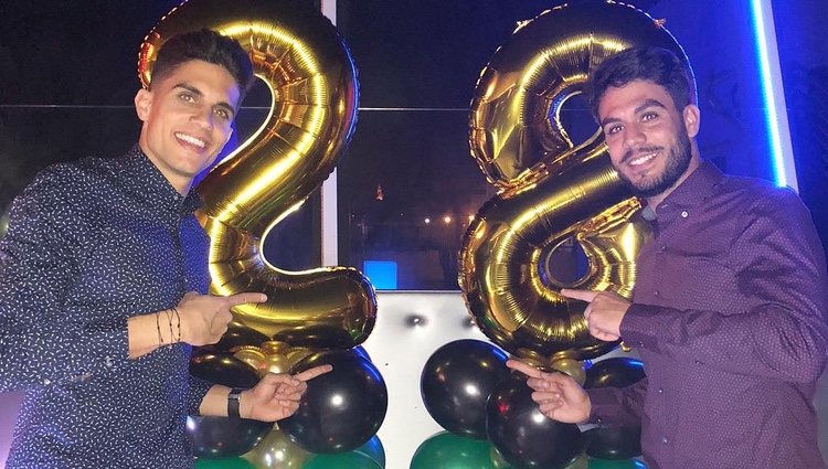 Marc y Èric Bartra en su cumpleaños | Foto: @marcbartra