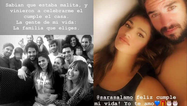 Sara Sálamo celebrando su 27 cumpleaños / Instagram