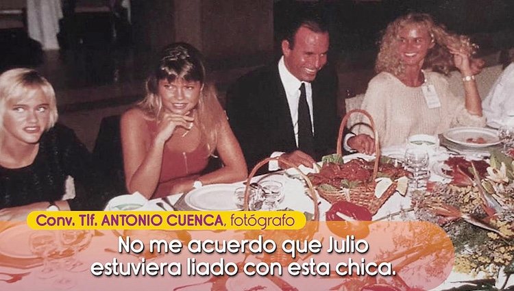 Makoke y Julio Iglesias en la foto que 'Sálvame' publicó en directo