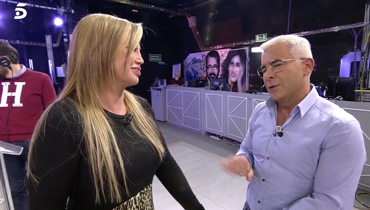 Belén Esteban y Jorge Javier Vázquez hablando del tema | Foto: telecinco.es