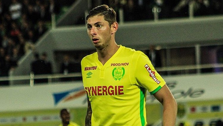 Emiliano Sala en el campo de fútbol| Foto: Twitter