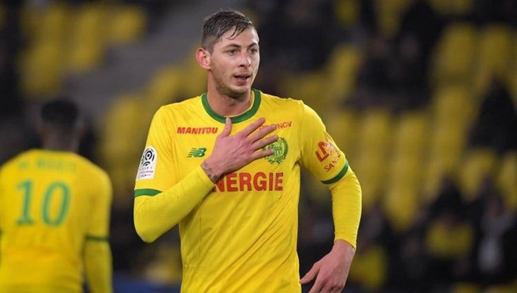 Sala durante un partido con el Nantes | Foto: Instagram