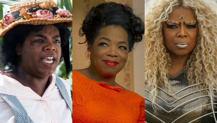 Oprah Winfrey en las películas 'El color púrpura', 'El mayordomo y 'Un pliegue en el tiempo'