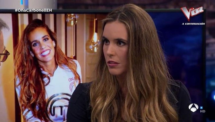 Ona Carbonell en el plató de 'El Hormiguero'