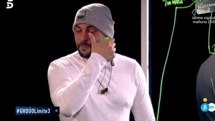 Antonio Tejado se seca las lágrimas | Foto: telecinco.es