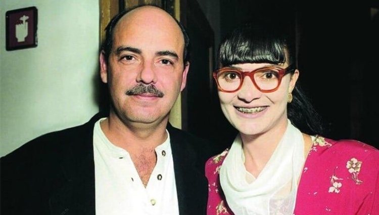 Fernando Gaitán y Ana María Orozco caracterizada como Betty