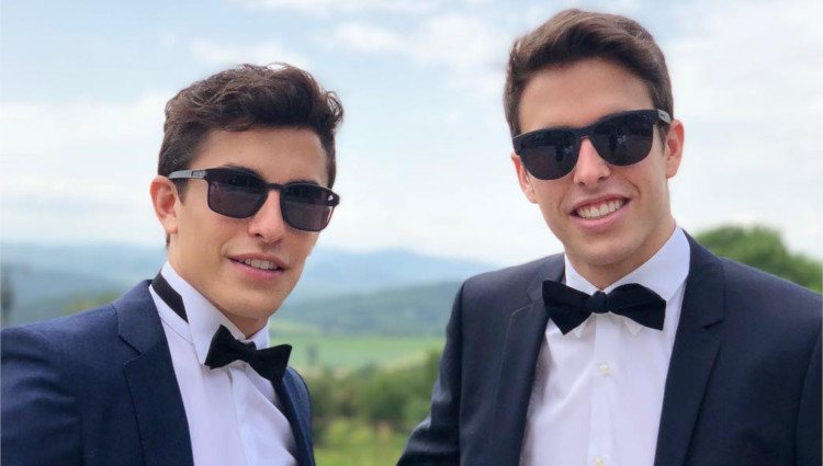 Los hermanos Márquez en una boda/Foto:Instagram