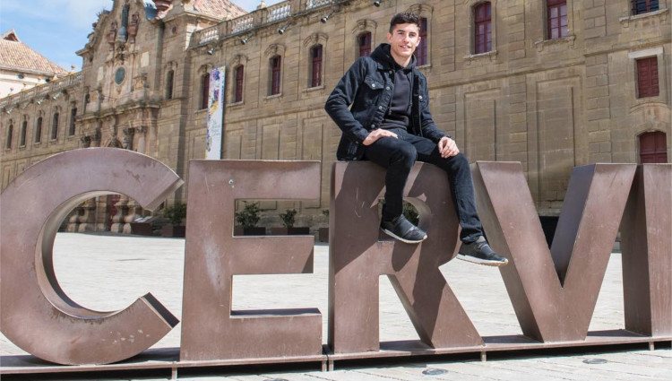 Marc Márquez en Cervera, su localidad natal/Foto:Instagram