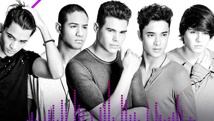 los cinco integrantes de cnco