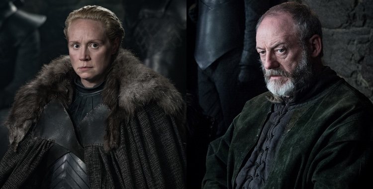 Brienne de Tarth y Ser Davos