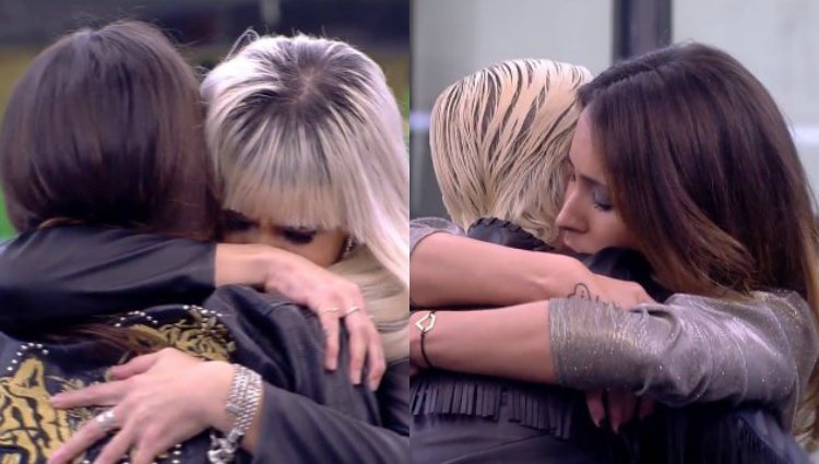 Sofía y María Jesús se despiden de sus amigas antes de ir a la sala de expulsión | telecinco.es 