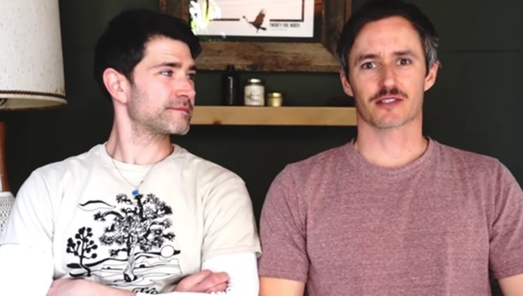 Matt Dallas junto a su marido en el vídeo / Foto: Instagram