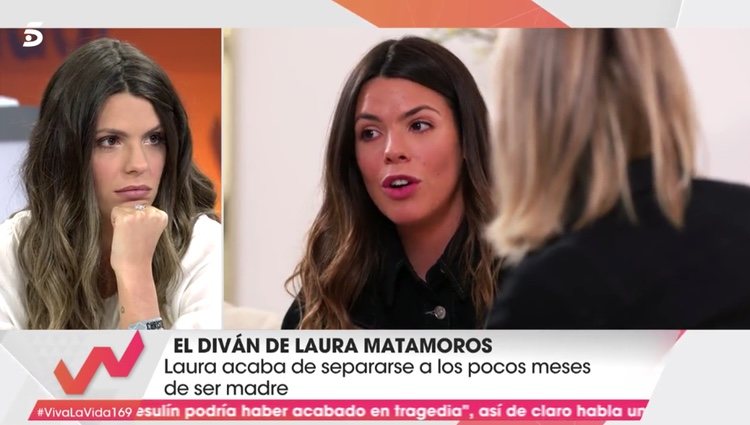 Laura Matamoros en el diván de 'Viva la vida' | Foto: telecinco.es