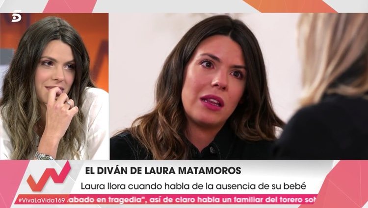 Laura Matamoros en el diván de 'Viva la vida' | Foto: telecinco.es