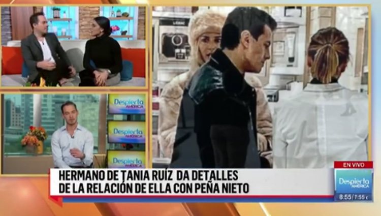 Gerardo Ruíz (en la parte inferior) hablando en 'Despierta América' / Foto: Instagram