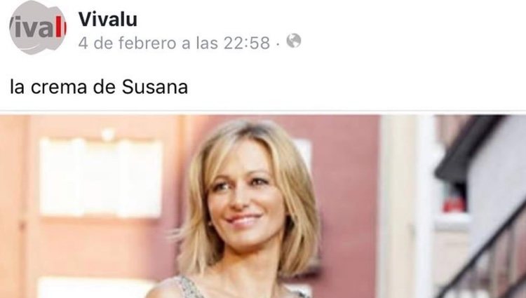 Susanna Grisso en su post de denuncia| Foto: Instagram