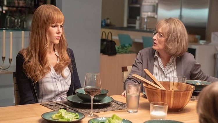 Meryl Streep y Nicole Kidman en el rodaje de 'Big Little Lies 2'