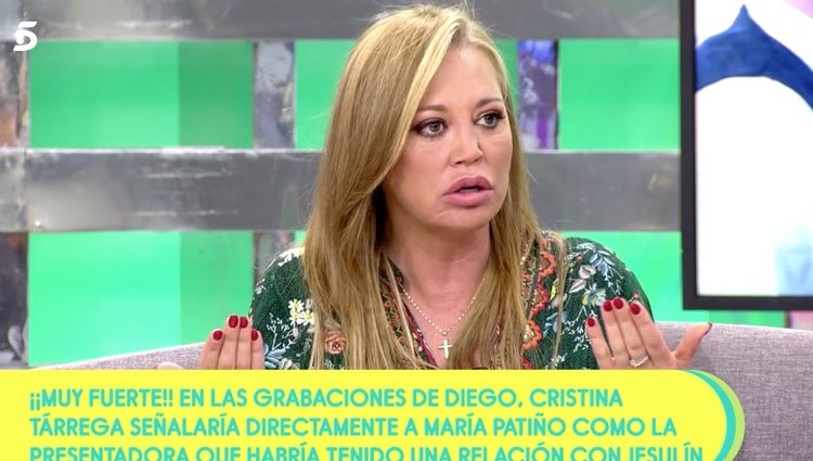 Belén Esteban hablando del tema | Foto: Telecinco.es