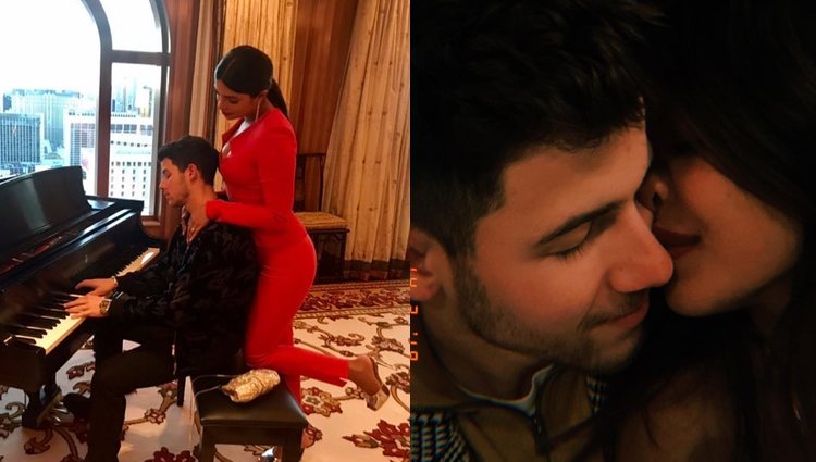 Nick Jonas y Priyanka Chopra presumiendo de amor | Foto: Instagram