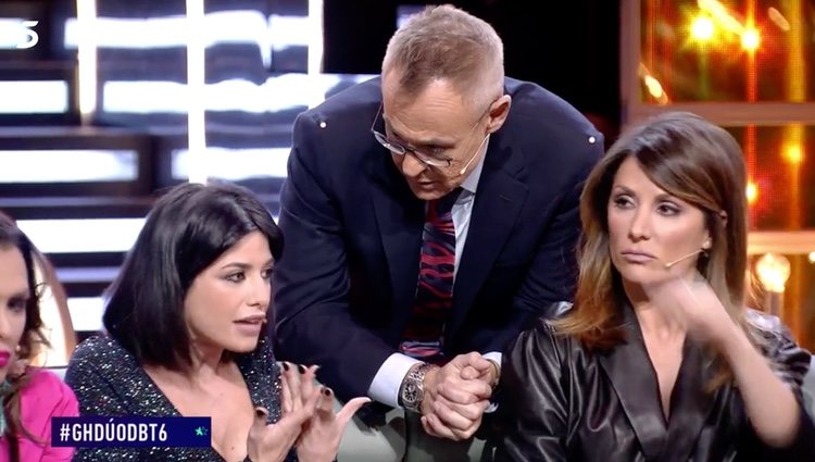 Ares Teixidó y Nagore Robles en el plató de 'GH Dúo'/ Foto: telecinco.es