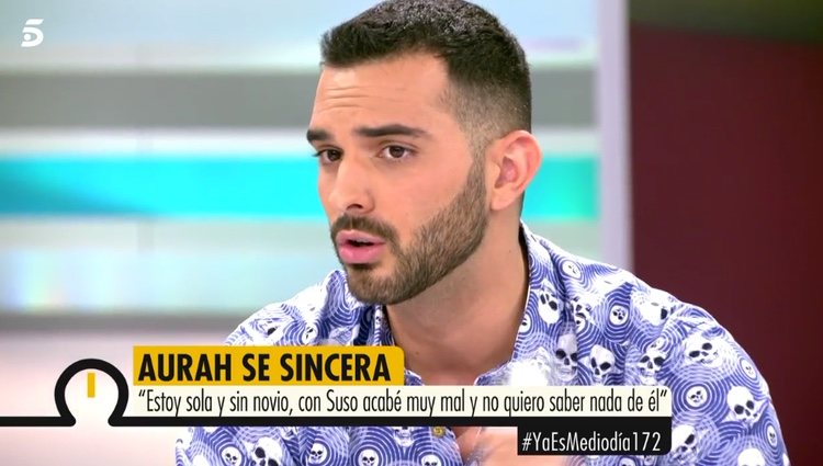 Suso hablando de Aurah Ruiz / Telecinco.es