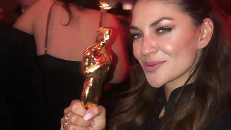 Jessica Szohr en la fiesta de los Oscar / Foto: Instagram