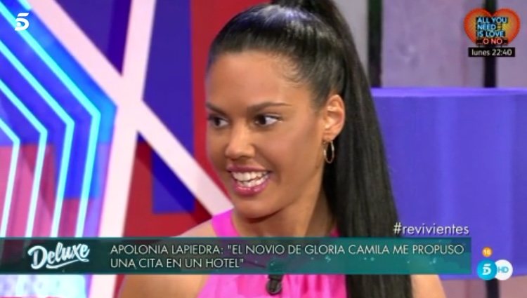 Apolonia en una de sus visitas al 'Deluxe' / Telecinco.es