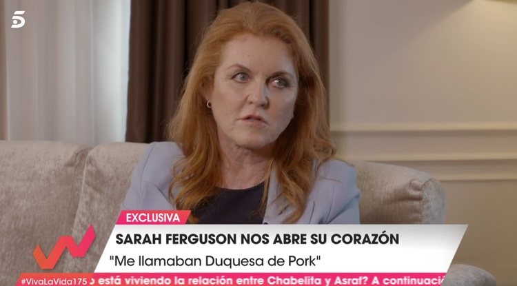 Sarah Ferguson habla para 'Viva la vida'