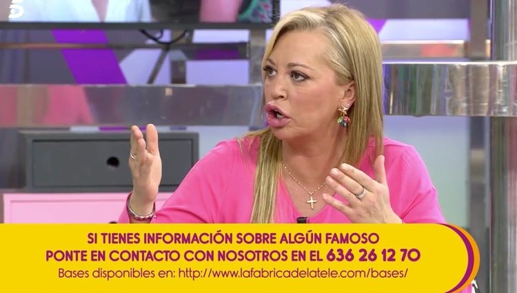 Belén Esteban explicando la situación | Foto: telecinco.es