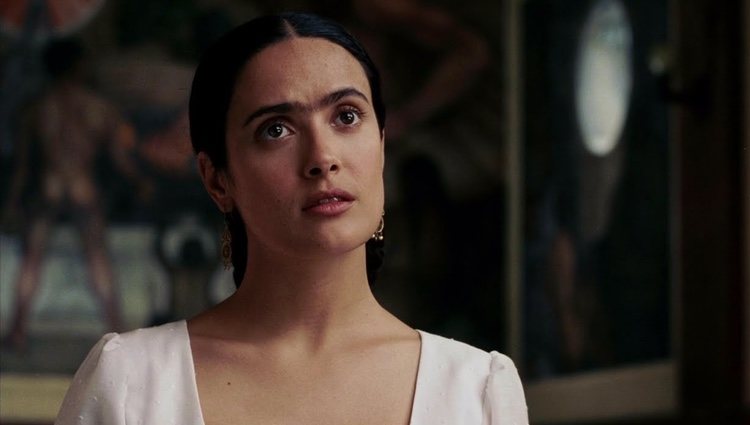 Salma Hayek dando vida a Frida