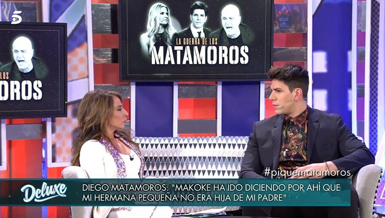 Diego Matamoros en 'Sábado Deluxe'/ Foto: Telecinco.es